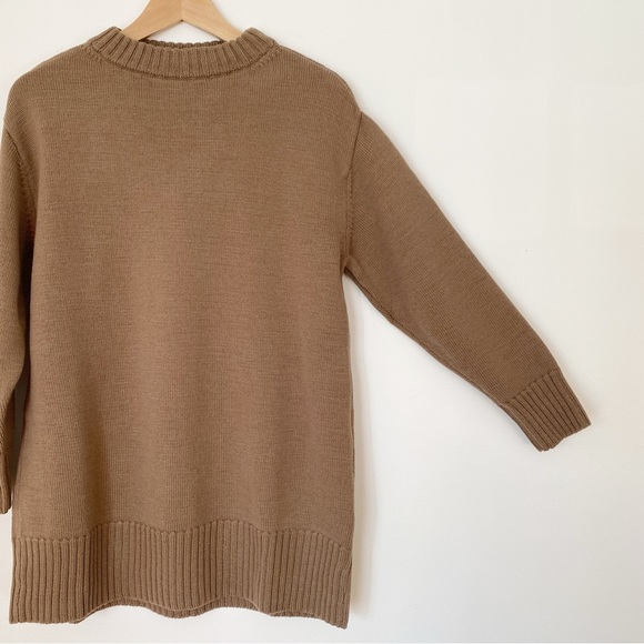 Elizabeth Suzann Essential Crew Neck Sweater Climate Beneficial Wool - Picture 4 of 15